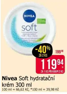 Teta Nivea Soft hydratační krém 300 ml nabídka