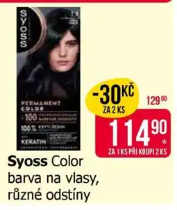 Teta Syoss Color barva na vlasy, různé odstíny nabídka