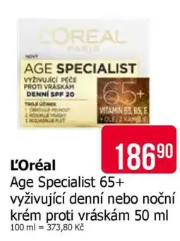 Teta L'Oréal Age Specialist 65+ nabídka