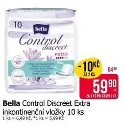 Teta Bella Control Discreet Extra inkontinenční vložky 10 ks nabídka
