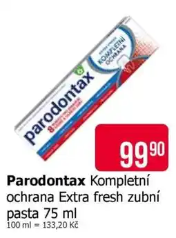 Teta Parodontax Kompletní ochrana Extra fresh zubní pasta 75 ml nabídka