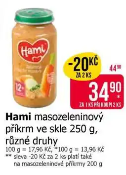 Teta Hami masozeleninový příkrm ve skle 250 g nabídka