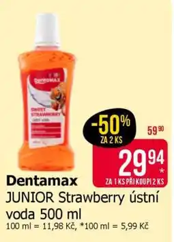Teta Dentamax JUNIOR Strawberry ústní voda 500 ml nabídka