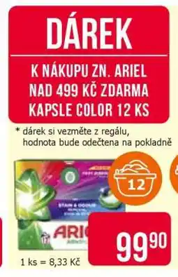 Teta Ariel Kapsle Color 12 ks nabídka