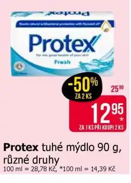 Teta Protex tuhé mýdlo 90 g, různé druhy nabídka