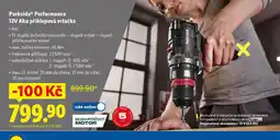 Lidl Parkside® Performance 12V Aku příklepová vrtačka nabídka
