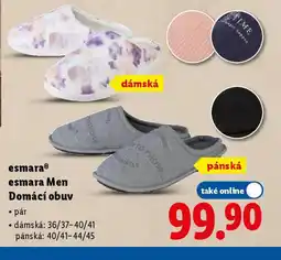 Lidl EsmaraⓇ esmara Men Domácí obuv nabídka