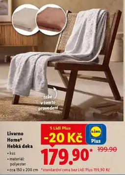 Lidl Livarno HomeⓇ Hebká deka nabídka