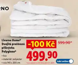 Lidl Livarno Home® Dvojitá prošívaná přikrývka Polygiene® nabídka