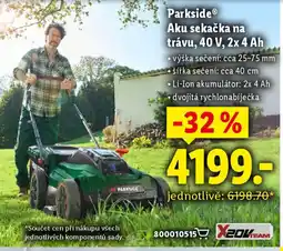 Lidl ParksideⓇ Aku sekačka na nabídka