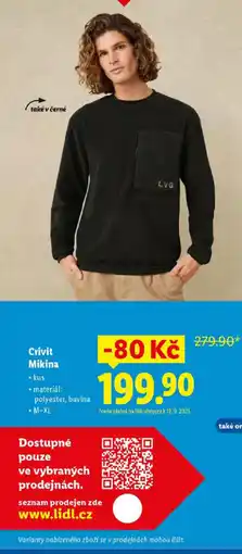 Lidl Crivit Mikina nabídka
