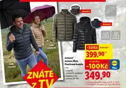 Lidl EsmaraⓇ Esmara Men Prošívaná bunda nabídka