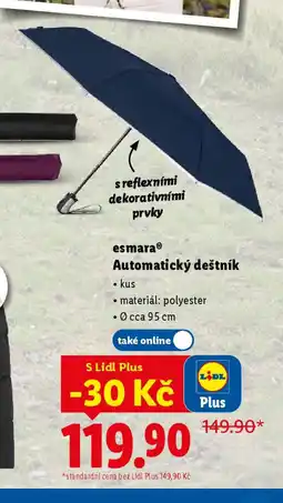 Lidl EsmaraⓇ Automatický deštník nabídka