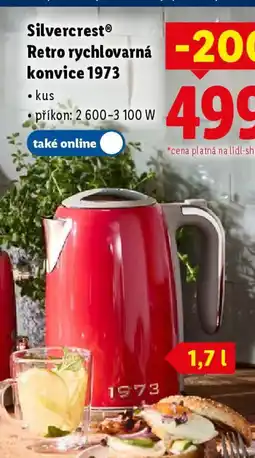 Lidl SilvercrestⓇ Retro rychlovarná konvice 1973 nabídka