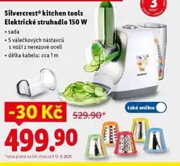Lidl SilvercrestⓇ kitchen tools Elektrické struhadlo 150 W nabídka