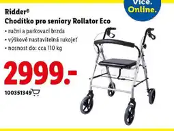 Lidl Ridder® Chodítko pro seniory Rollator Eco nabídka