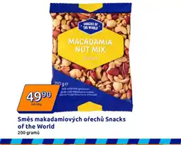 Action Směs makadamiových ořechů Snacks of the World nabídka