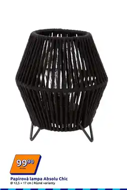 Action Papírová lampa Absolu Chic nabídka
