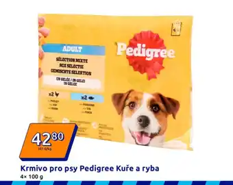 Action Krmivo pro psy Pedigree Kuře a ryba nabídka