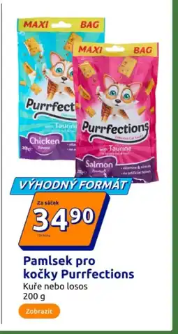 Action Pamlsek pro kočky Purrfections nabídka