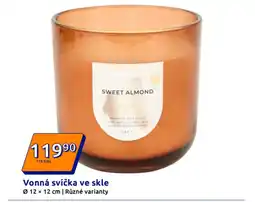 Action Vonná svíčka ve skle nabídka