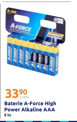 Action Baterie A-Force High Power Alkaline AAA nabídka