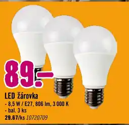 Hornbach LED žárovka nabídka