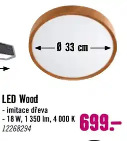Hornbach LED Wood nabídka