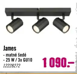 Hornbach James matné šedé nabídka