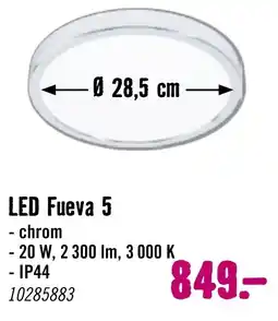Hornbach LED Fueva 5 nabídka
