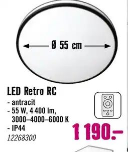 Hornbach LED Retro RC nabídka