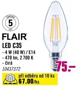 Hornbach FLAIR LED C35 nabídka