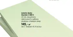OBI Izolační deska Styrodur 2 800 C nabídka