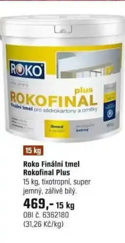 OBI Roko Finální tmel Rokofinal Plus nabídka