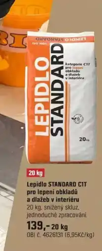 OBI Lepidlo STANDARD CIT pro lepení obkladů a dlažeb v interiéru nabídka