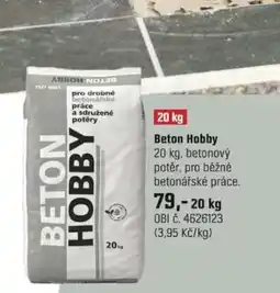 OBI Beton Hobby nabídka