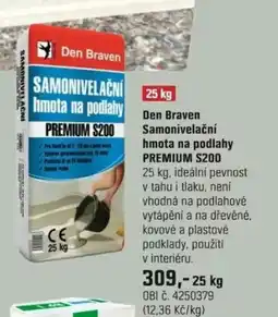 OBI Den Braven Samonivelační hmota na podlahy PREMIUM S200 nabídka