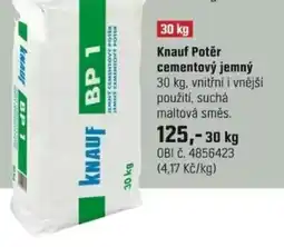 OBI Knauf Potěr cementový jemný nabídka