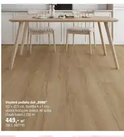 OBI Vinylová podlaha dub,,BRNO" nabídka