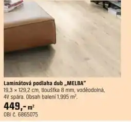 OBI Laminátová podlaha dub „MELBA” nabídka