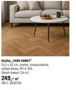 OBI Dlažba,,YORK HONEY" nabídka