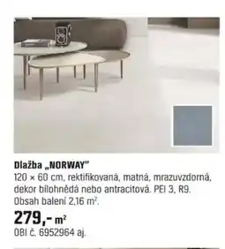 OBI Dlažba,,NORWAY" nabídka