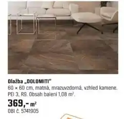 OBI Dlažba „,DOLOMITI" nabídka