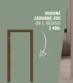 OBI Vhodné zárubně zde nabídka