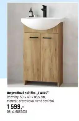 OBI Umyvadlová skříňka „TWINS" nabídka