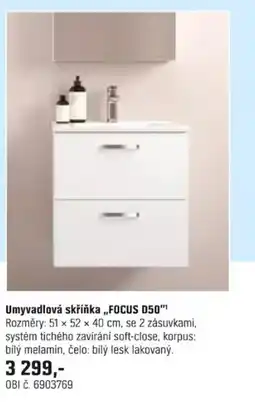 OBI Umyvadlová skříňka „FOCUS D50" nabídka