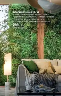OBI Zelený panel Gardenia nabídka