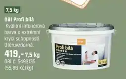 OBI OBI Profi bílá nabídka