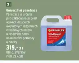 OBI PRIMALEX Univerzální penetrace nabídka