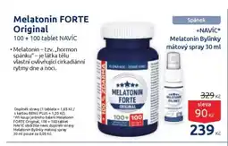 Benu Melatonin Forte Original nabídka
